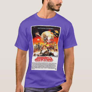 Barbarella 1968 Movie Poster prism echo studio 128 T-Shirt