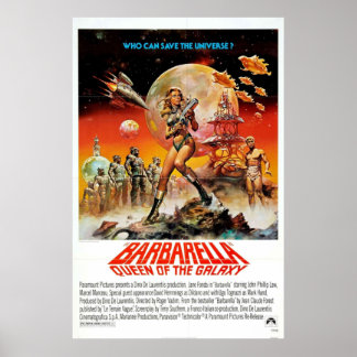 Barbarella  Queen Of The Galaxy  1968  Who Can  Poster