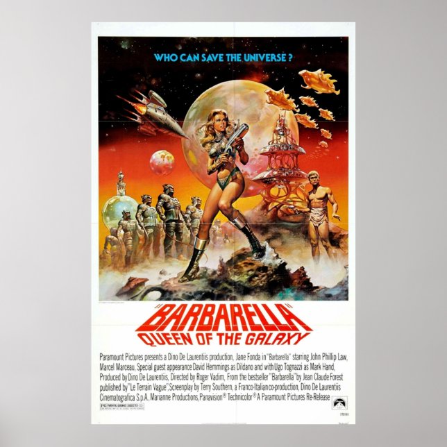 Barbarella  Queen Of The Galaxy  1968  Who Can  Poster (Front)
