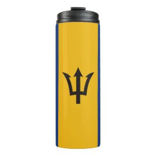 Barbarian Bajan Flag Total Coverage Thermal Tumbler