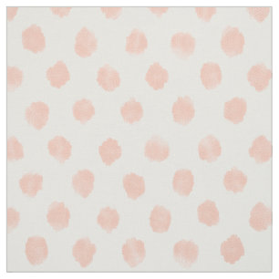 BARBARIAN Boho Peach Dots Fabric