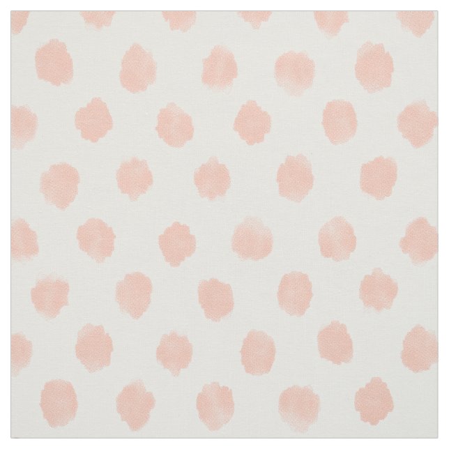 BARBARIAN Boho Peach Dots Fabric (Swatch)