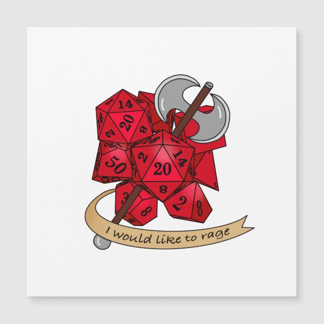 Barbarian Dice Design (Front)