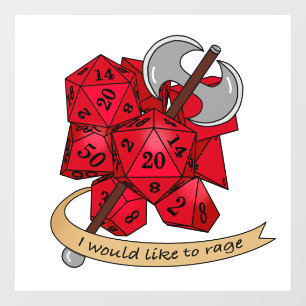 Barbarian Dice Design