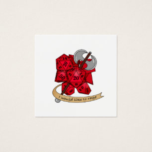 Barbarian Dice Design