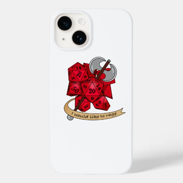 Barbarian Dice Design Case-Mate iPhone Case (Back)