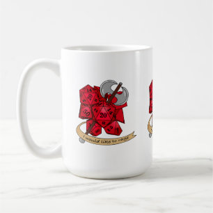 Barbarian Dice Design Coffee Mug