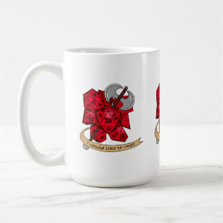 Barbarian Dice Design Coffee Mug