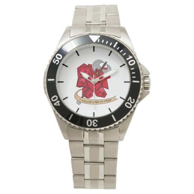 Barbarian Dice Design Watch (Front)