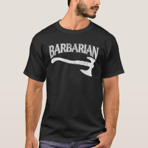 Barbarian MMO RPG Roleplaying Character Class Vide T-Shirt