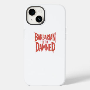 Barbarian of the Damned Gothic Horror iPhone 14 Case