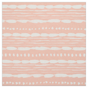 BARBARIAN Rad Boho Stripes Peach Fabric
