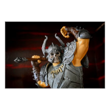 Barbarian Toy Photography Wall Art Poster