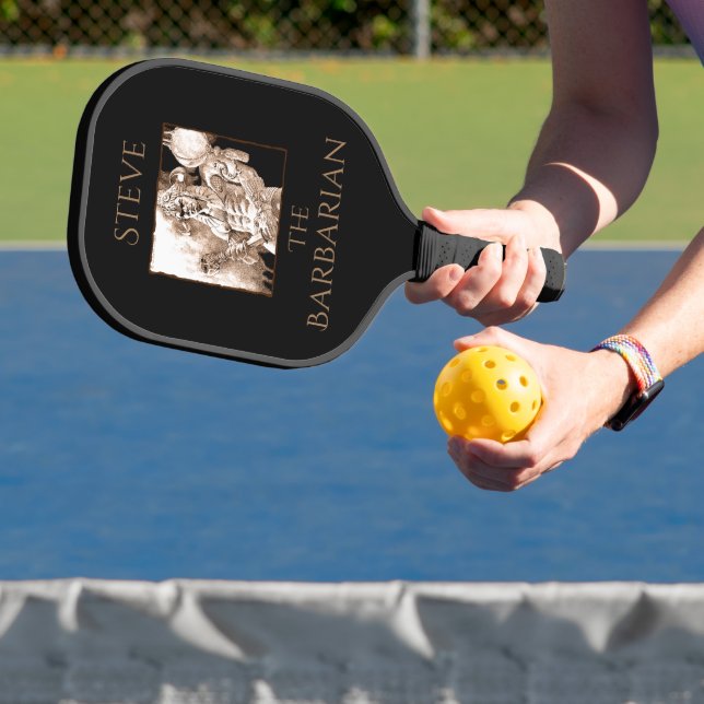Barbarian Warrior Personalised  Pickleball Paddle (Insitu)