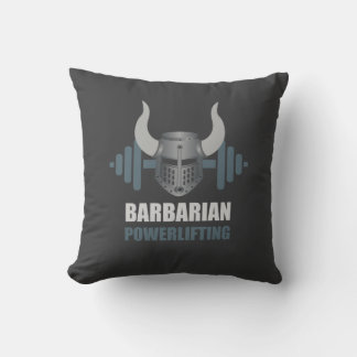 Barbarian Warrior Powerlifting Workout Cushion