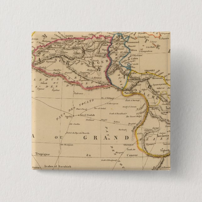 barbarity 15 cm square badge (Front)