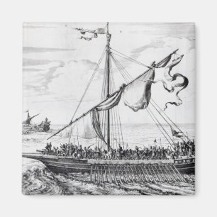 Barbary Galleys Magnet
