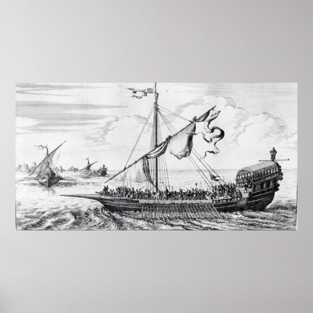 Barbary Galleys Poster (Front)