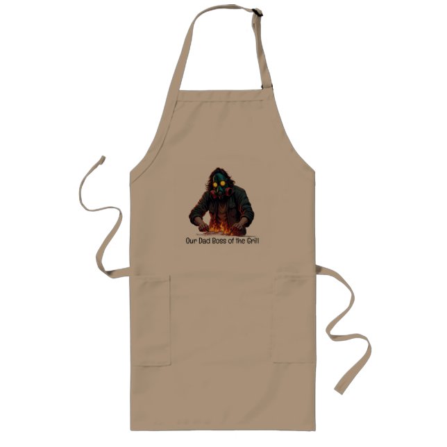 Barbecue apron for dad on Father's Day (Front)