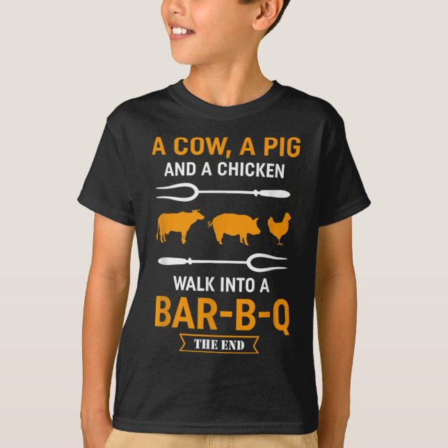 Barbecue Bbq Lover Joke Shirt - Funny Grill Master (Front)