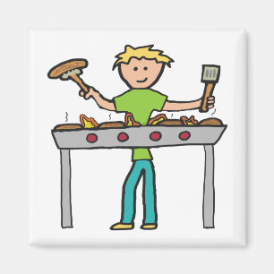 Barbecue BBQ Magnet
