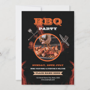 Barbecue / BBQ Party Flyer Invitation