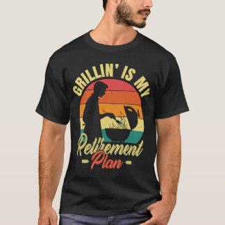 Barbecue BBQ Retirement 2026 Retirement Grill Meat T-Shirt