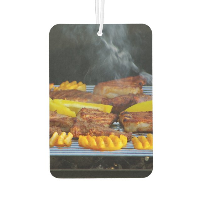 Barbecue Car Air Freshener (Back)