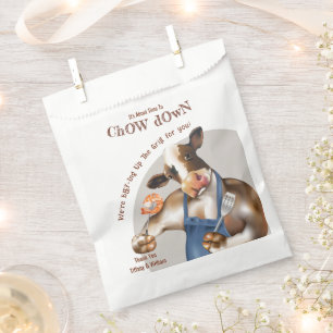 Barbecue Cookout Cow Grilling Shrimp Favour Bag