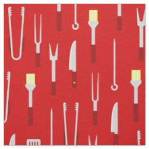 barbecue equipment summer bbq chef red fabric