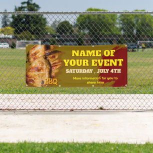 Barbecue Event Custom Banner