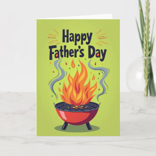 Barbecue Fathers Day Delight Card