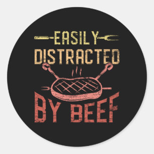 Barbecue Gift Classic Round Sticker