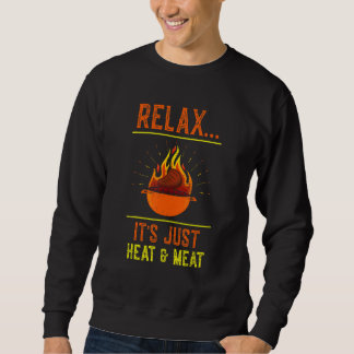 Barbecue Grill Griller Grillfather Sweatshirt