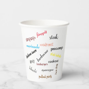 Barbecue Grilling   Paper Cups