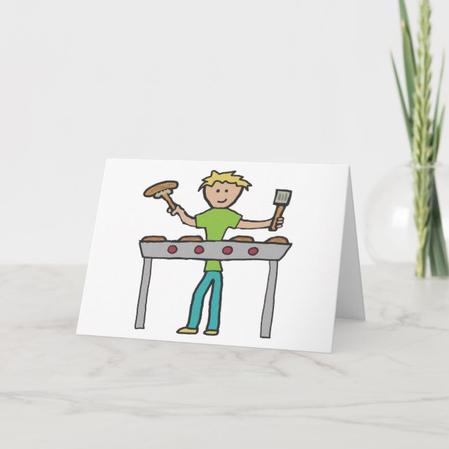 Barbecue Grillmaster BBQ Card (Front)