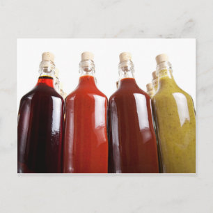 Barbecue hot sauces postcard