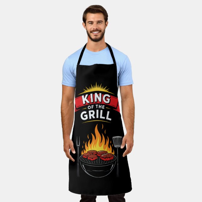 Barbecue King of the Grill Apron (Worn)