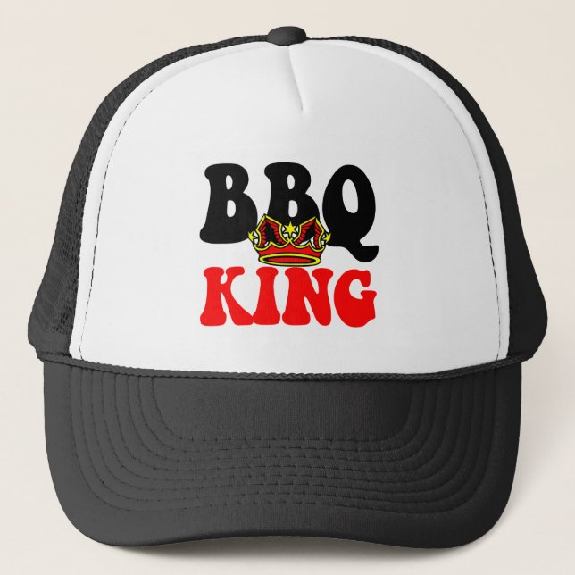 Barbecue King Trucker Hat (Front)