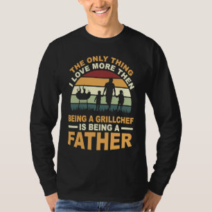 Barbecue master father barbecue apron grilling dad T-Shirt
