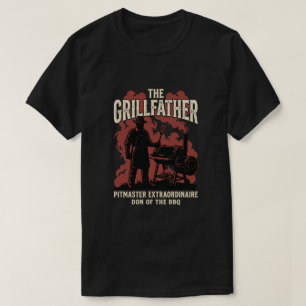 Barbecue Master Grillfather Grilling Dad Gifts T-Shirt