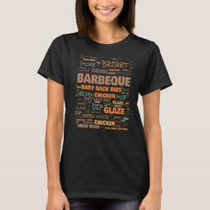Barbecue Masters Terminology Commonly Used Terms T-Shirt