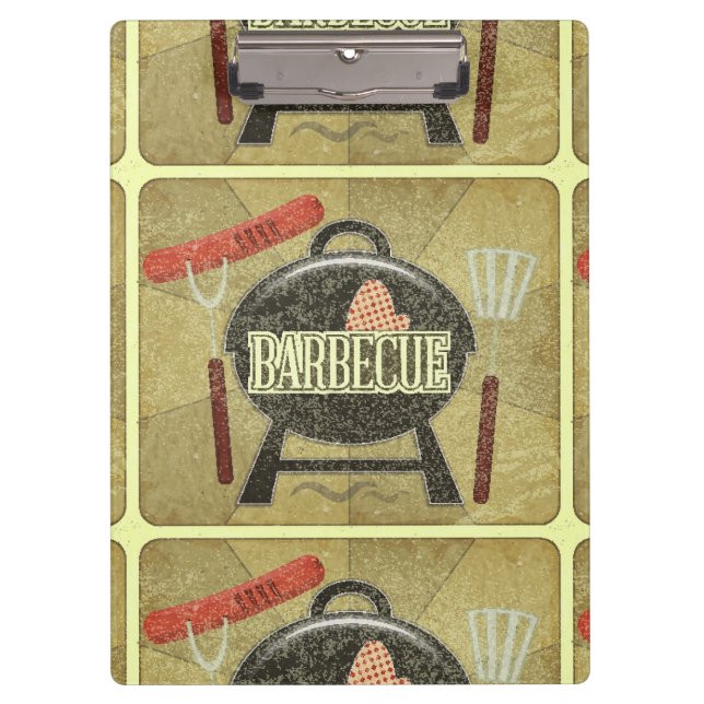 Barbecue Menu Clipboard (Front)