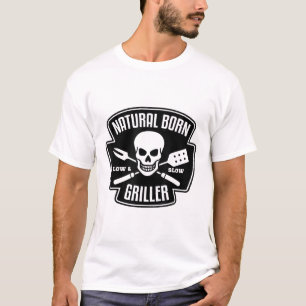 Barbecue Natural Born Griller Funny Grill Master G T-Shirt