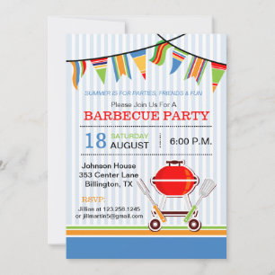 Barbecue Party Invitation