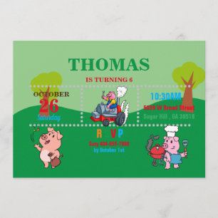Barbecue Party Invitation