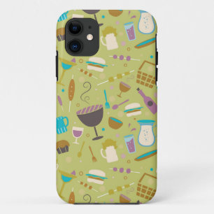 Barbecue Pattern iPhone 11 Case