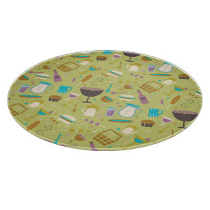 Barbecue Pattern Cutting Board