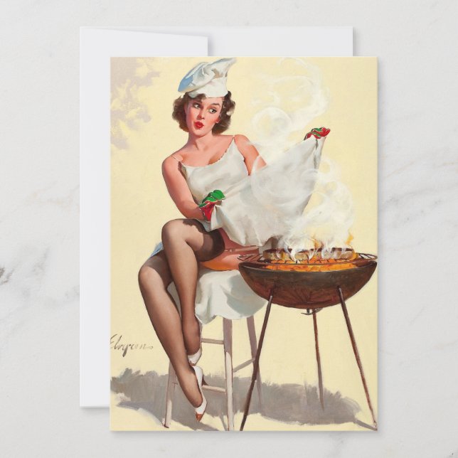 Barbecue Pin-Up Girl (Front)