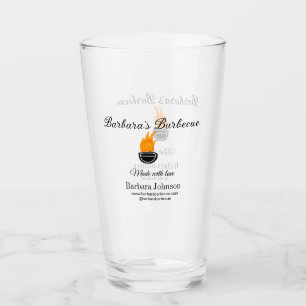 Barbecue restaurant kitchen social media website n glass
